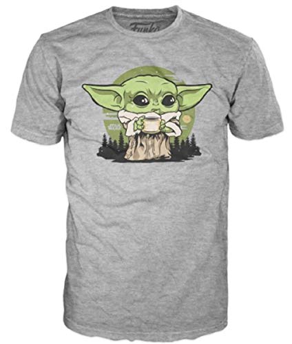 Star Wars Mandalorian Bone Broth Tee S Grey