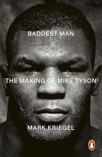 Black and white book cover featuring a close-up of Mike Tyson’s face.