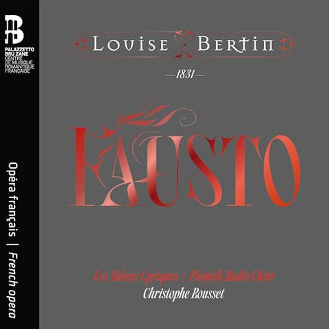 Les Talens Lyriques; Flemish R - Louise Bertin: Fausto [CD]