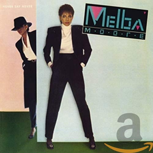 CD cover for Melba Moore’s “Never Say Never” featuring a portrait of the artist.