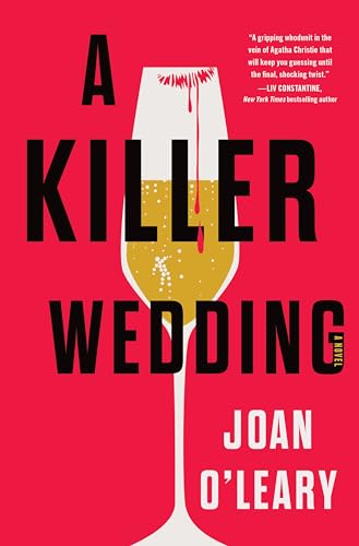 Book cover: red background, wine glass with liquid resembling blood.