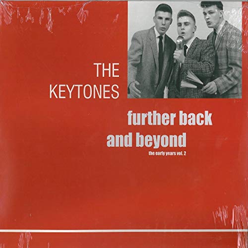 Red CD cover featuring three young men in suits, titled "The Keytones.