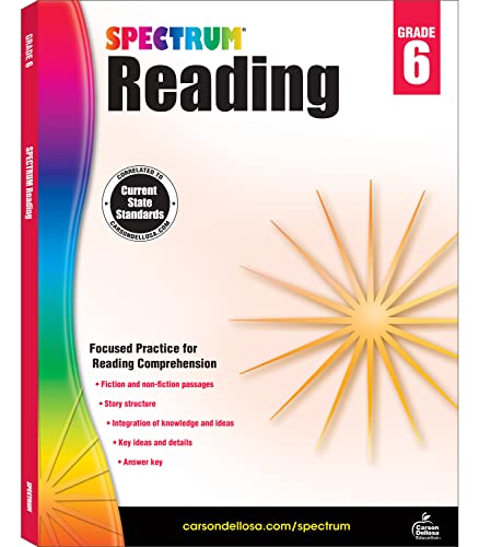 Spectrum Reading Workbook Grade 6