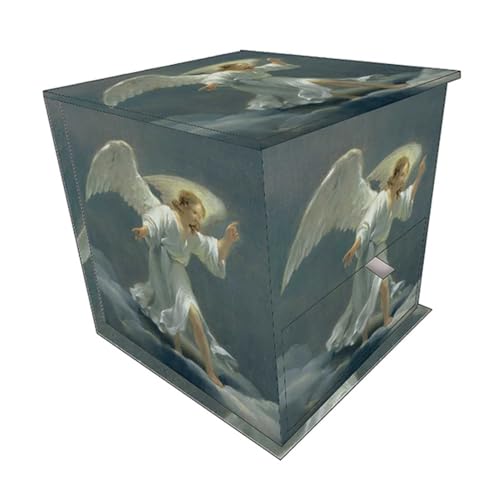 Memo Block: Glorious Angels : High-quality block of notepapers in a presentation cube box with built-in drawer