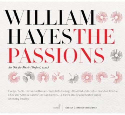 Rooley/la Cetra Barockorcheste - William Hayes - The Passions [CD]