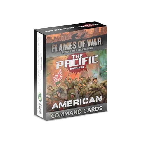 Battlefront Miniatures Flames of War The Pacific: American Command Cards