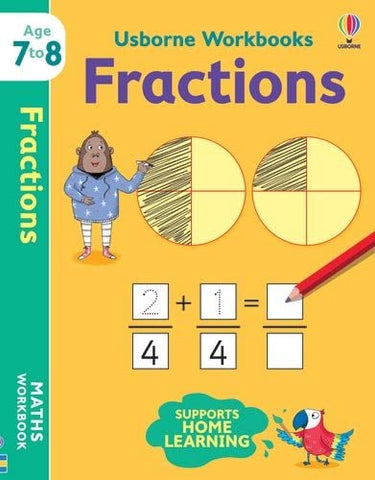 Usborne Workbooks Fractions 7-8: 1