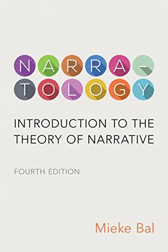 Book with academic text on narratology, likely with a simple cover and minimal design.