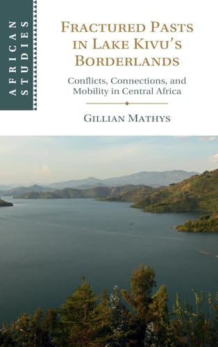 Book cover with title, author, and landscape of Lake Kivu’s borderlands.