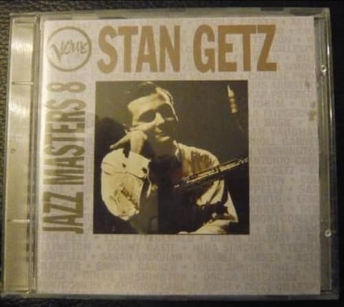 CD case for Stan Getz’s “Verve Jazz Masters 8” album, portrait included.