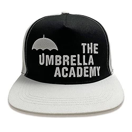 Umbrella Academy - Mono Logo (Unisex White Snapback Cap) One Size