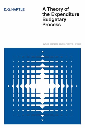 Book cover: “A Theory of the Expenditure Budgetary Process” with blue geometric design.