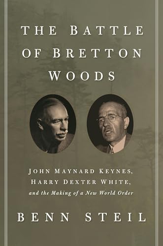 Book cover featuring portraits of John Maynard Keynes and Harry Dexter White.