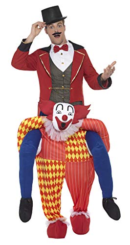 Smiffys 47159 Piggyback Clown Costume, Yellow, One Size