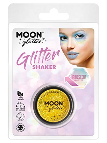 Moon Glitter Iridescent Glitter Shakers Yellow