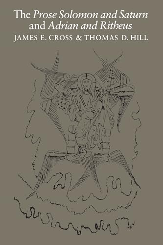 Book cover with sketched figures and title: “The Prose Solomon and Saturn…”