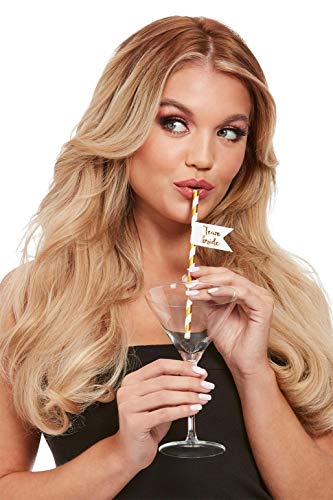 Smiffys Team Bride Straws