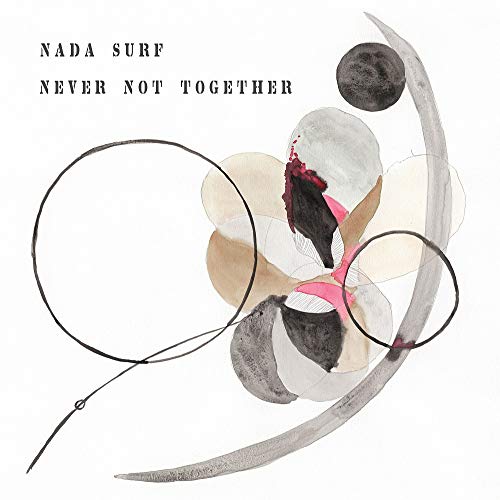 Nada Surf album cover: abstract watercolor shapes and black lines.