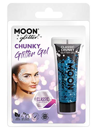 Moon Glitter Classic Chunky Glitter Gel Blue