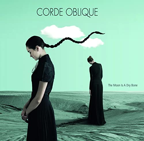 CD cover: woman with long hair in a desert landscape.