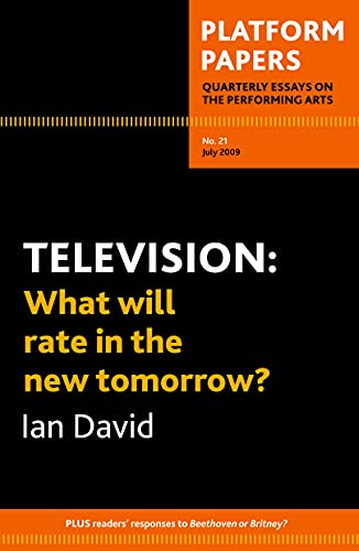 Black cover with orange and white text: “Platform Papers 21: Television.”