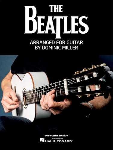 Sheet music cover for The Beatles arranged for guitar by Dominic Miller.