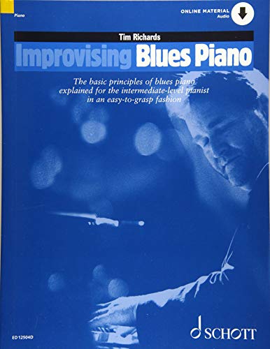 Improvising Blues Piano - The basic principles of blues piano explained for the intermediate-level pianist in an easy-to-grasp fashion - Piano - edition with Audio Download - ( ED 12504D )
