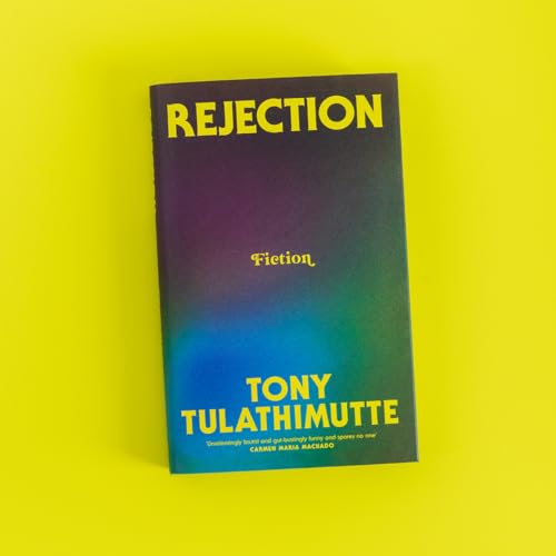 Book cover with dark or bold design, possibly featuring a person or abstract theme.