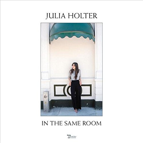 Album cover for Julia Holter’s “In the Same Room” featuring a woman in an archway.