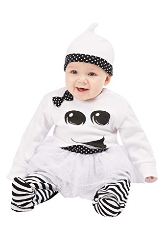 Smiffys Ghost Girl Baby, Black & White