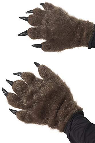 Smiffys Hairy Hands - Brown, Adult