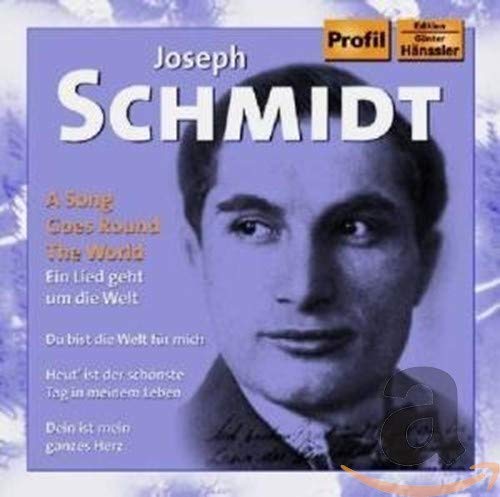 CD cover featuring a portrait of Joseph Schmidt with text in English and German.