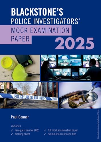 Blackstone's Police Investigators Mock Exam 2025