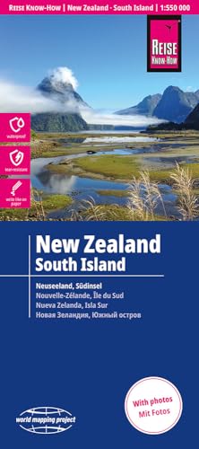 New Zealand, South Island Map : 1:550,000