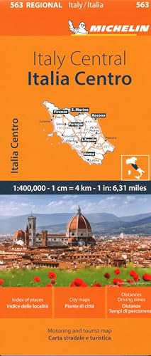 Italy Centre - Michelin Regional Map 563 : Map