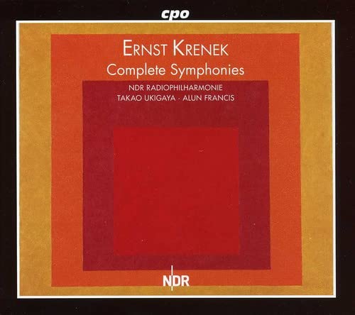 Ndr Radiophilharmonie - Krenek: Complete Symphonies (Symphonies 1-5) (CPO: 777695-2) [CD]
