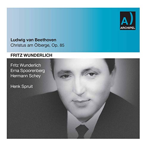 CD cover featuring a black and white portrait of Fritz Wunderlich.