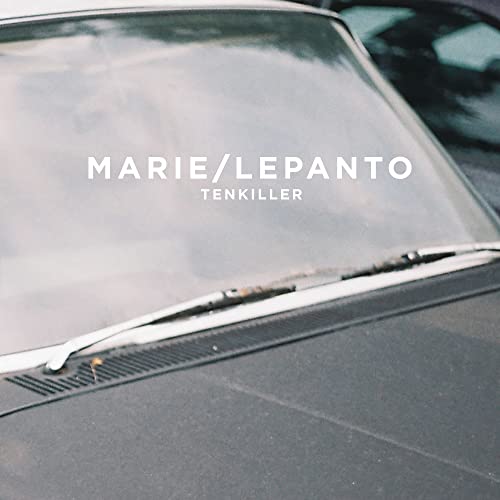 CD cover for Marie/Lepanto’s “Tenkiller” album, featuring a car windshield.
