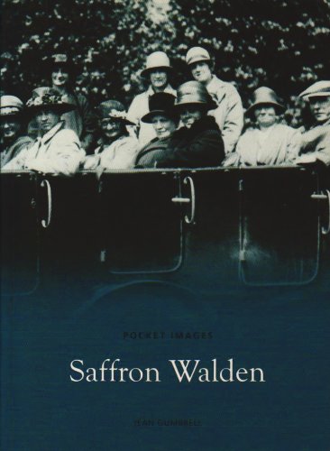 Book cover: "Saffron Walden" with vintage photo of people in hats.