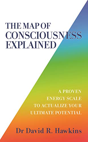 Book cover titled The Map of Consciousness Explained by Dr. David R. Hawkins.