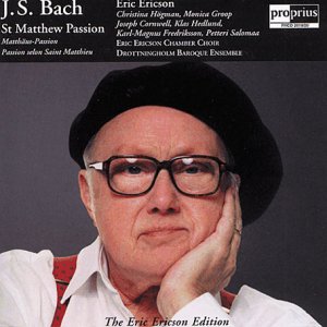 Ericson - ST MATTHEW PASSION [CD]