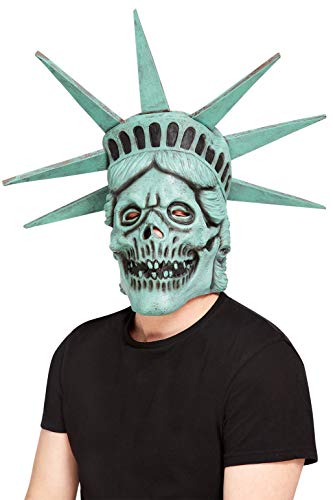 Smiffys Liberty Skull Overhead Mask, Latex