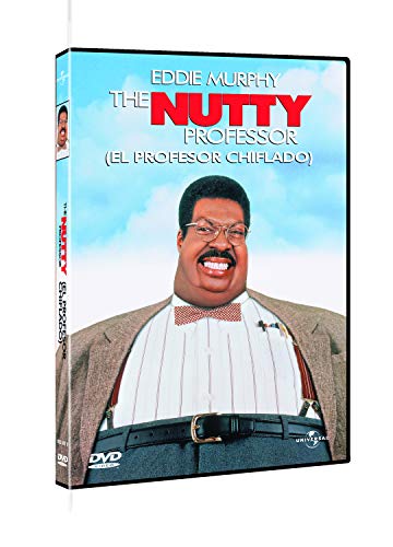 DVD cover for "The Nutty Professor" featuring Eddie Murphy.