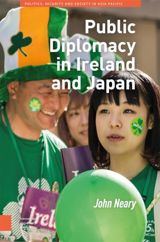 Book cover featuring people with Irish and Japanese flags and shamrocks.