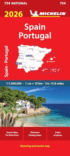 Spain & Portugal 2026 - Michelin National Map 734