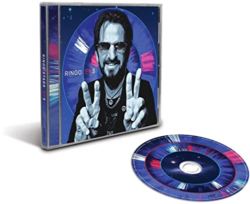 Ringo Starr CD case and disc with colorful, swirling design.