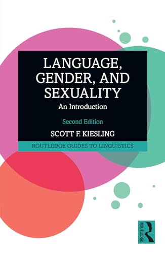 Book cover: "Language, Gender, and Sexuality" second edition, with abstract shapes.