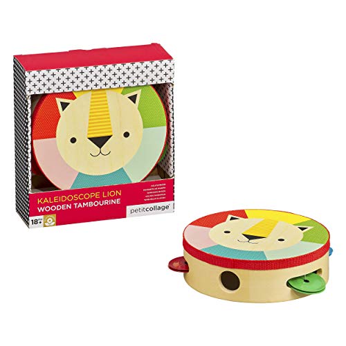 Kaleidoscope Lion Wooden Tambourine (Other)
