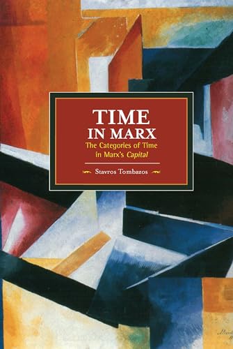Book cover: “Time In Marx” with abstract geometric background.