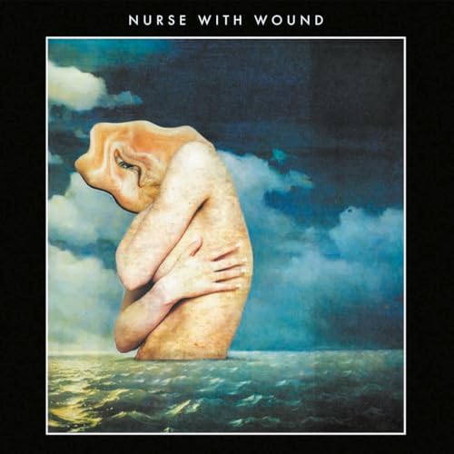 Album cover: a nude figure embracing itself against a stormy seascape.